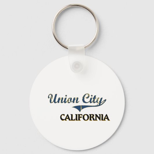 Union City California Classic Sleutelhanger (Voorkant)
