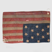 Union Civil War Flag ✨  Historisch Golfhanddoek (Horizontaal)