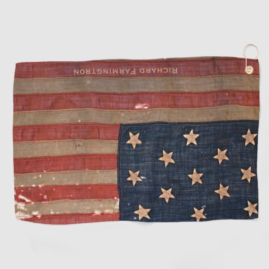 Union Civil War Flag ✨  Historisch Golfhanddoek (Horizontaal)