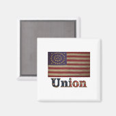 Union Civil War Flag ✨ Historisch Magneet (Voorkant / Achterkant)