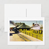 Union Depot in Sault Ste. Marie, Michigan Briefkaart (Voorkant / Achterkant)