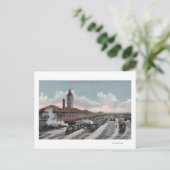 Union Depot Railroad North Side Briefkaart (Staand voorkant)