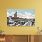 Union Depot Railroad North Side Canvas Afdruk (Insitu (Woonkamer))