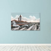 Union Depot Railroad North Side Canvas Afdruk (Insitu (Houten vloer))