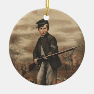 Union Drummer Boy John Clem op Point Lookout Keramisch Ornament
