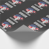 Union Electricia US Remoette American Husband Cadeaupapier (Hoek)