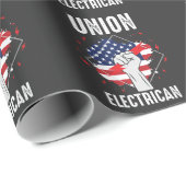 Union Electricia US Remoette American Husband Cadeaupapier (Rol Hoek)