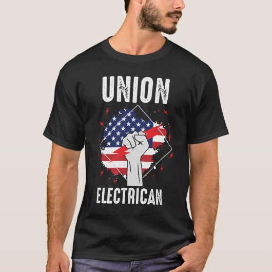 Union Electricia US Remoette American Husband T-shirt (Voorkant)