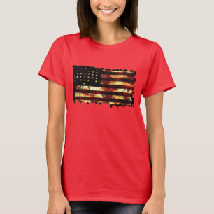 Union Flag, Burgeroorlog, Sterren en Strepen, Grun T-shirt