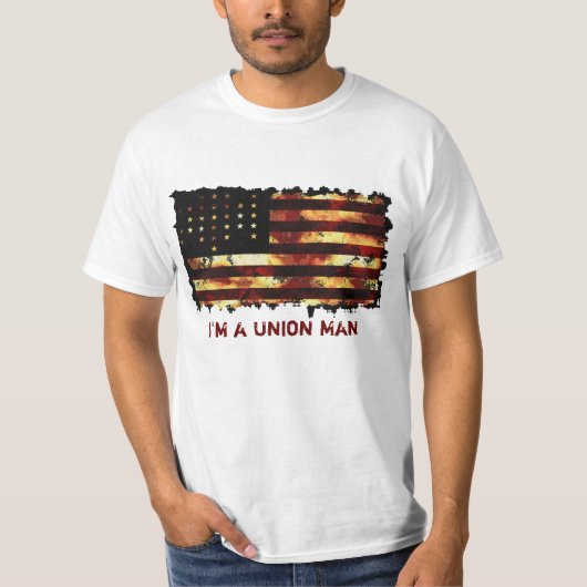 Union Flag, Burgeroorlog, US Flag T-shirt (Voorkant)