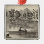 Union House, Squan, NJ Metalen Ornament (Voorkant)