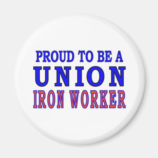 UNION IRON WORKER MAGNEET (Voorkant)