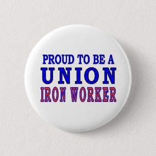 UNION IRON WORKER RONDE BUTTON 5,7 CM