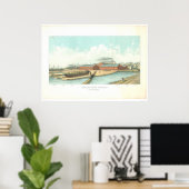 Union Iron Works in San Francisco (1801A) Poster (Thuiskantoor)