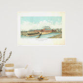 Union Iron Works in San Francisco (1801A) Poster (Keuken)