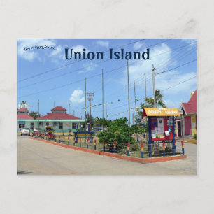 Union Island Main Square Briefkaart