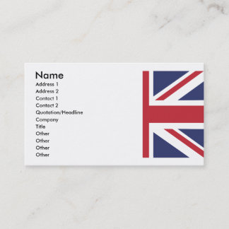 UNION_JACK(1/2) VISITEKAARTJE