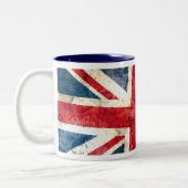 Union Jack #2 Tweekleurige Koffiemok (Links)