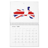 Union Jack 60s Motor Scooter Kalender (Jan 2026)