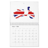 Union Jack 60s Motor Scooter Kalender (Mar 2026)