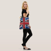 Union Jack Abstract Scribble Tote Bag (Op model)