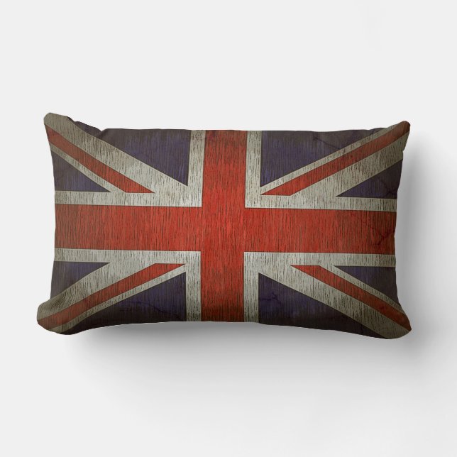 Union Jack American MoJo Lumbar Pillow Kussen (Voorkant)