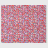 Union Jack art Cadeaupapier (Vlak)