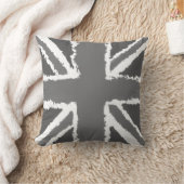 Union Jack Art Grijze Tonen Home Decor Kussen (Deken)