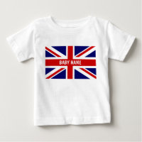 Union Jack baby topjes |  vlag