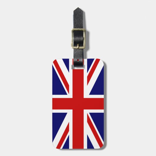 Union Jack Bagagelabel (Voorkant verticaal)