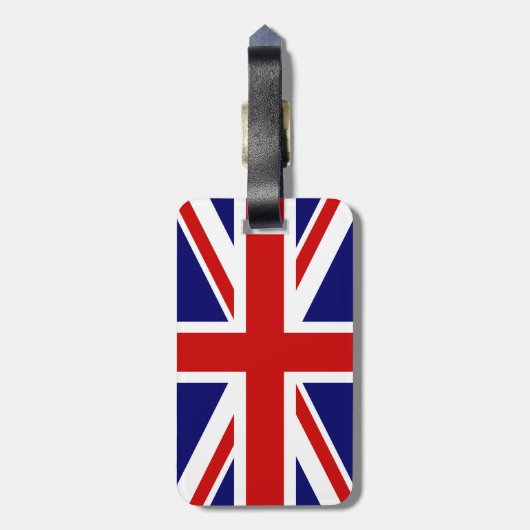 Union Jack Bagagelabel (Achterkant verticaal)