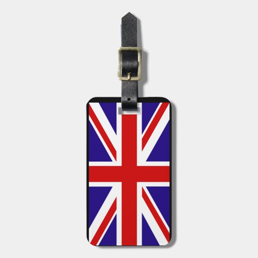 Union Jack Bagagelabel (Voorkant verticaal)