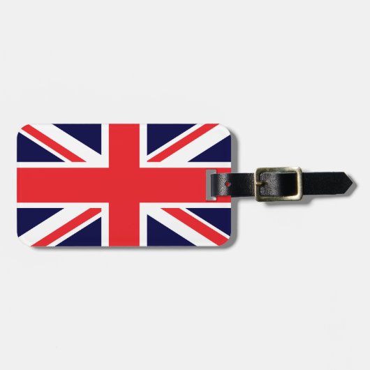 Union Jack Bagagelabel (Voorkant horizontaal)