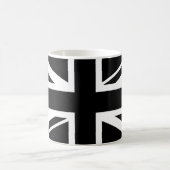 Union Jack ~ Black en White Koffiemok (Center)