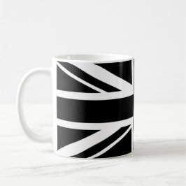 Union Jack ~ Black en White Koffiemok