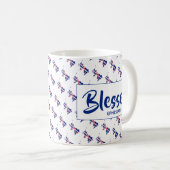 UNION JACK Blessed Ephesians Christelijke scripts Koffiemok (Voorkant rechts)