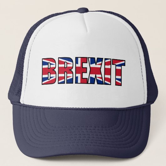 Union Jack Brexit, W-NB Trucker Pet (Voorkant)