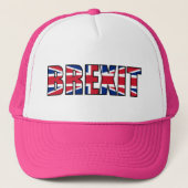 Union Jack Brexit, W-P Trucker Pet (Voorkant)