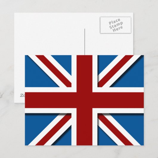 Union Jack Briefkaart (Voorkant / Achterkant)