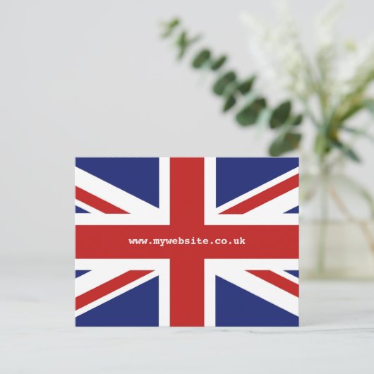 Union Jack Briefkaart (Staand voorkant)