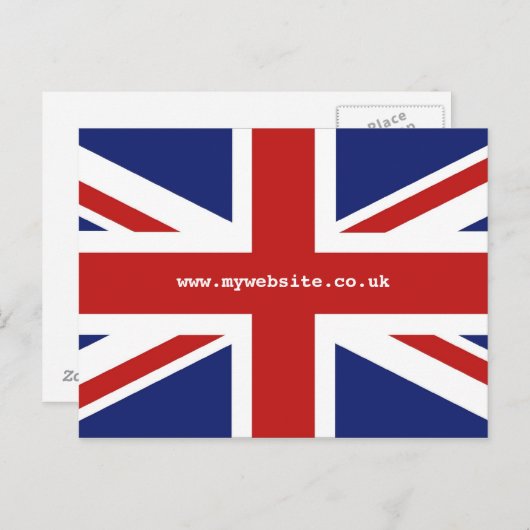 Union Jack Briefkaart (Voorkant / Achterkant)