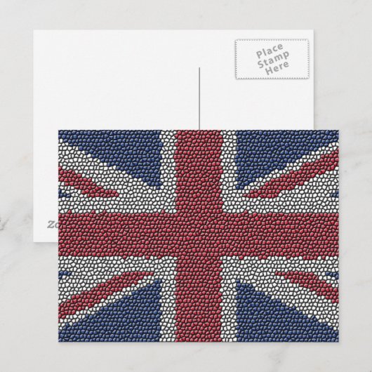 Union Jack Briefkaart (Voorkant / Achterkant)