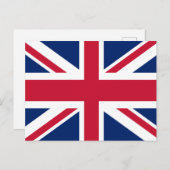 Union Jack Briefkaart (Voorkant / Achterkant)