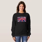 UNION JACK BRITIAN FLAG STAMP GRAPHIC TRUI (Voorkant volledig)
