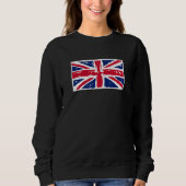 UNION JACK BRITIAN FLAG STAMP GRAPHIC TRUI (Voorkant)