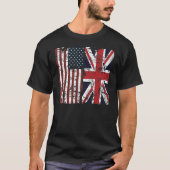 Union Jack British American T-shirt (Voorkant)