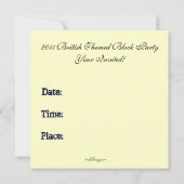  Union Jack British Block Party Uitnodiging (Achterkant)