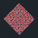 Union Jack British England UK Flag Bandana<br><div class="desc">* Landvlag van de Britse Union Jack (Groot-Brittannië): Lagen, op lagen van de Britse vlag die zijn gemaakt met een grijze stijl, of versleten blik. * Twee maten beschikbaar. * Ideaal voor huisdieren en hun eigenaars! * Voeg een foto en/of een tekst toe om te personaliseren. * Klik op de...</div>