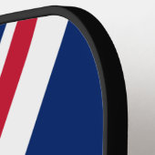 Union Jack British England vlag England Geschieden Pickleball Paddle (Links Detail)