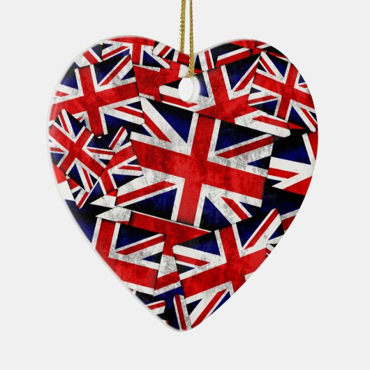 Union Jack British England Vlag Keramisch Ornament (Rechts)